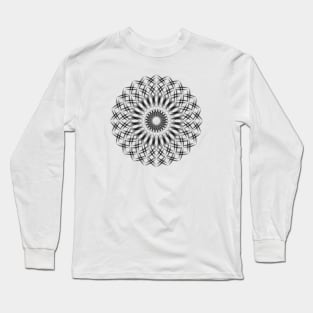 Circle Star Black Long Sleeve T-Shirt